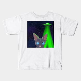 Alien Cat Kids T-Shirt